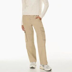 Tna Aritzia Troop Mid-rise Utility Cotton Cargo Pants Relaxed Fit Women's 4